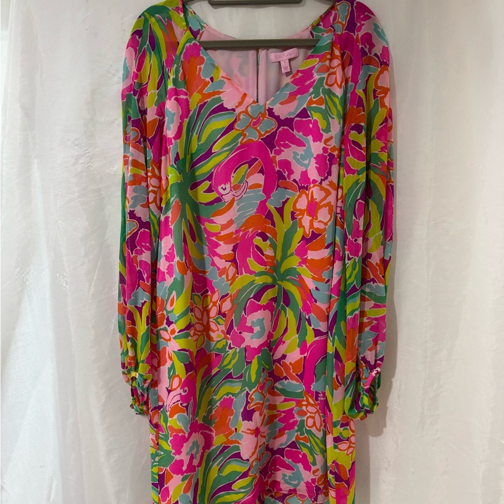 Lilly Pulitzer 6 Carleigh Silk Tunic Dress RARE